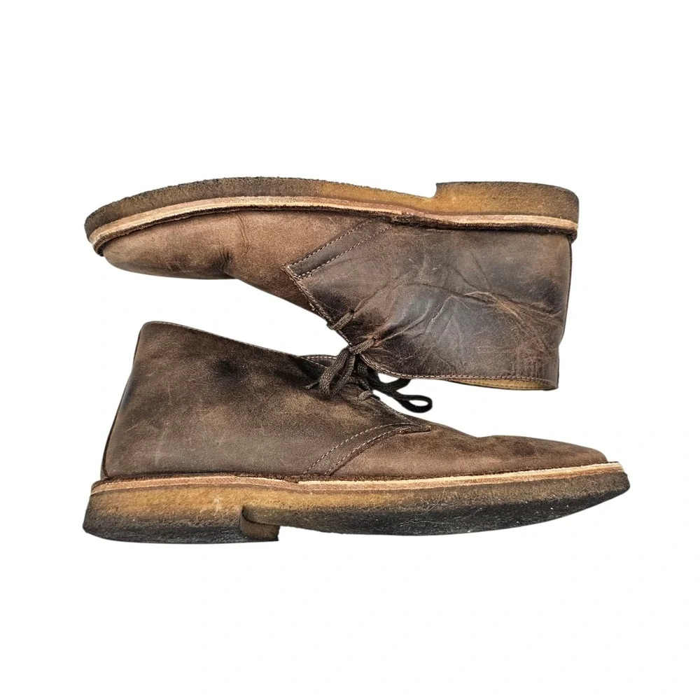 Astorflex Men's Size 11 GUC Brownflex Brown Leather Crepe Outsole Chukka Boots
